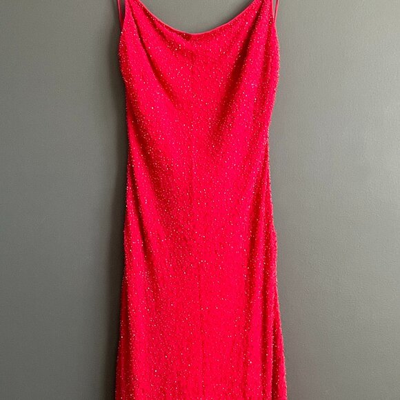 Jenny Packham Embellished Silk Dress - Picture 1 of 10